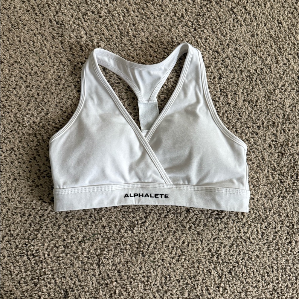 Alphalete wrap front sports Bra